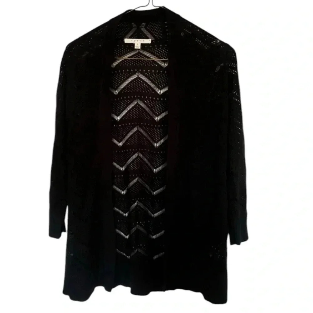 Laced “3/4 Sleeve” Cardigan
